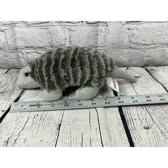 Aurora Armadillo Mini Flopsie Gray #31247 Stuffed Animal 10" Plush Toy 2021 - Picture 9 of 10